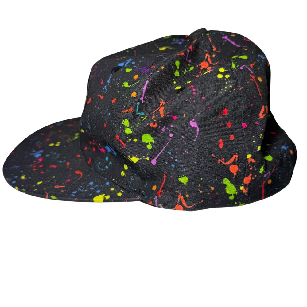 Universal Studios Black Multicolor Splatter Paint… - image 4
